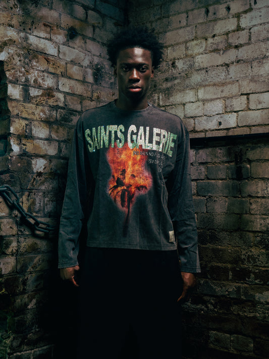 SAINTS GALERIE RHINESTONE T-SHIRT L/S