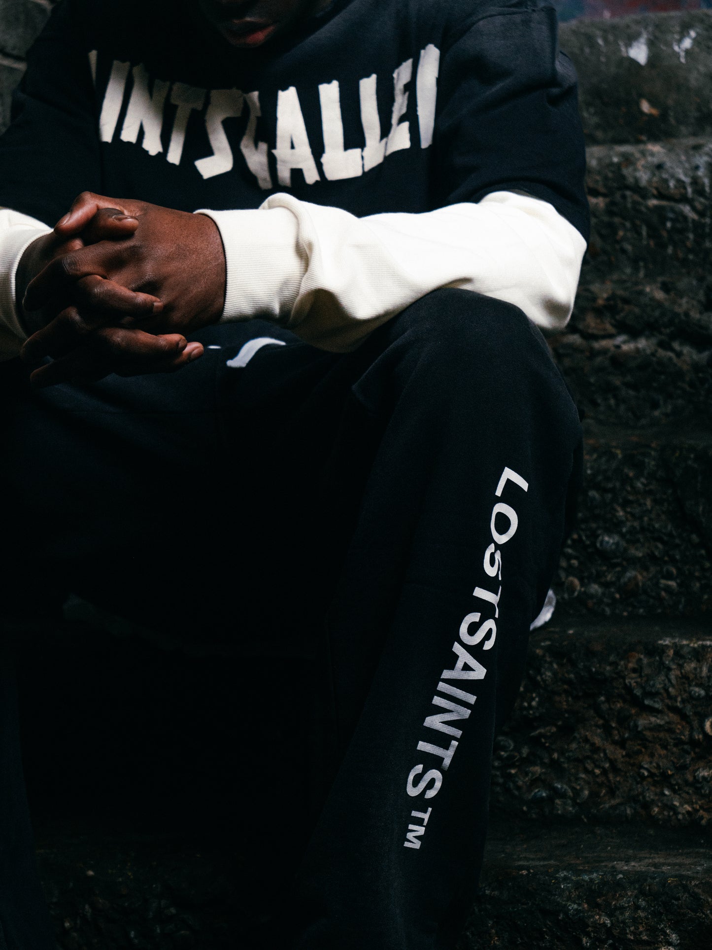 ANGEL WING WASHED SWEATPANTS