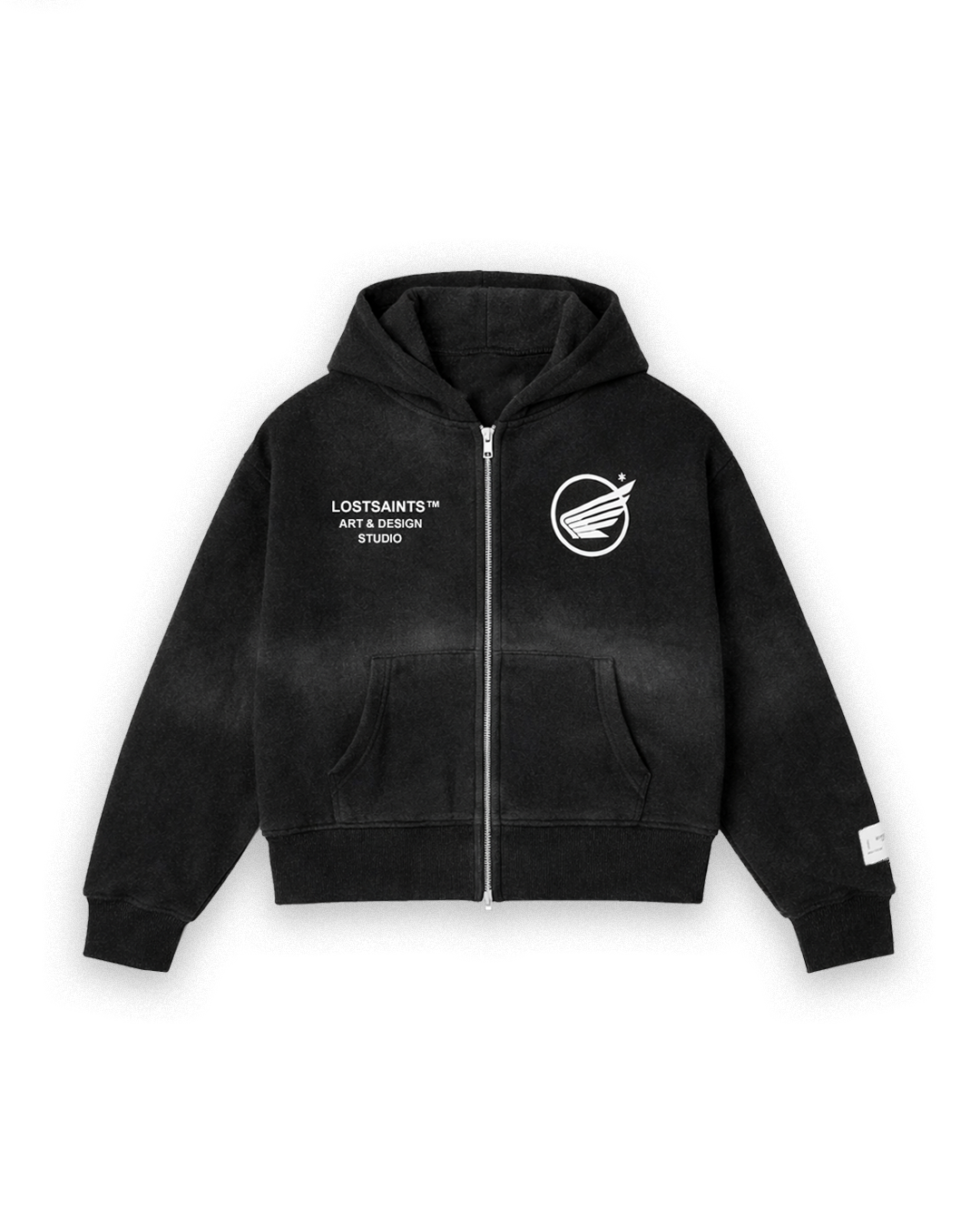 ANGEL WING WASHED HOODIE